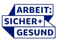 Arbeit: sicher + gesund Logo